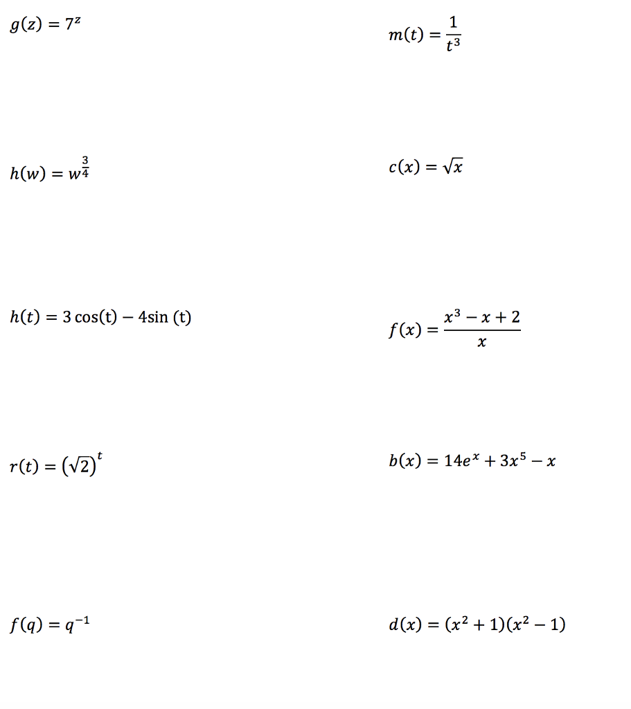 Solved Please Show All Work Using Shortcut Rules For Find Chegg Com