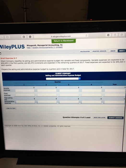 Solved O Return To Weygandt, Managerial Accounting, 7e Wi&hellip;
