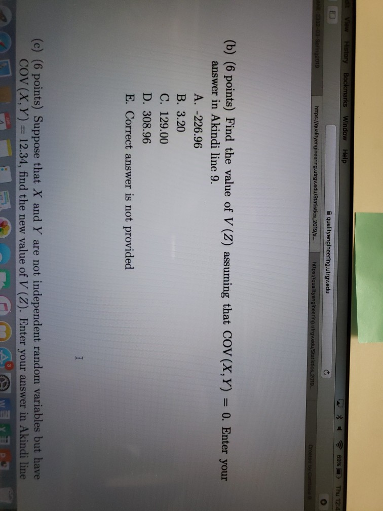 见 빼 令69 圓 Thu 12 42 Pm Window He 슬 Chegg Com