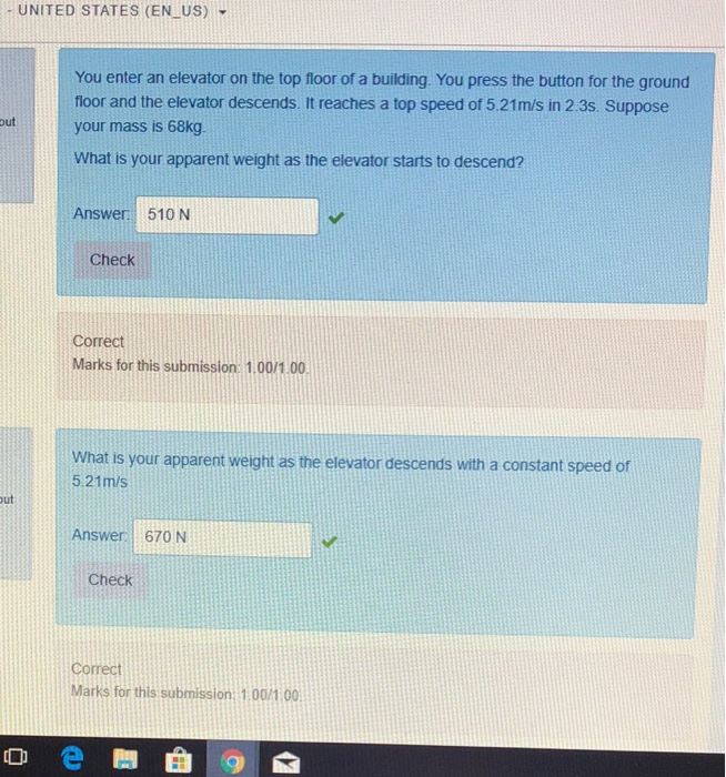 Solved United States En Us You Enter An Elevator On T