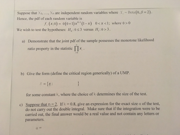 Solved Suppose That Xt Are Independent Random Variable Chegg Com