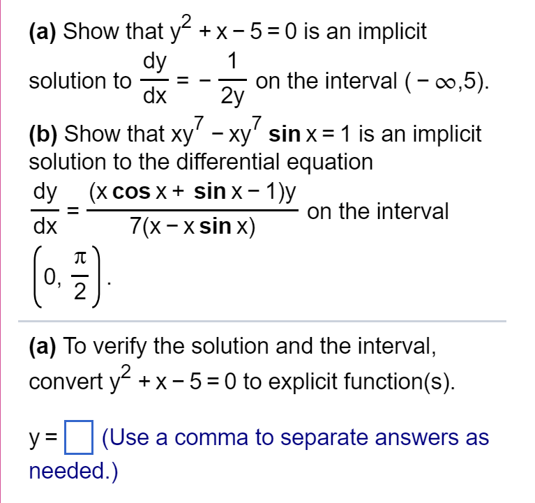 How to write differential equations image