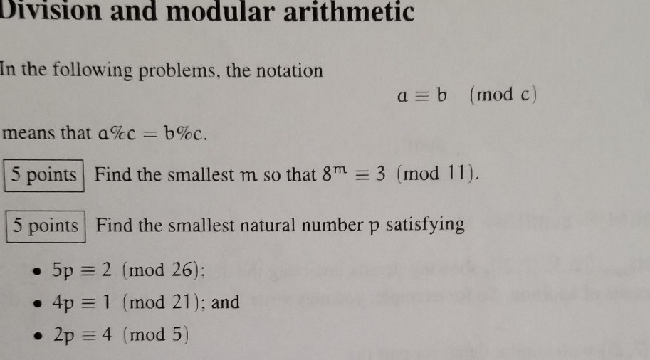 how do you do division in mod 26