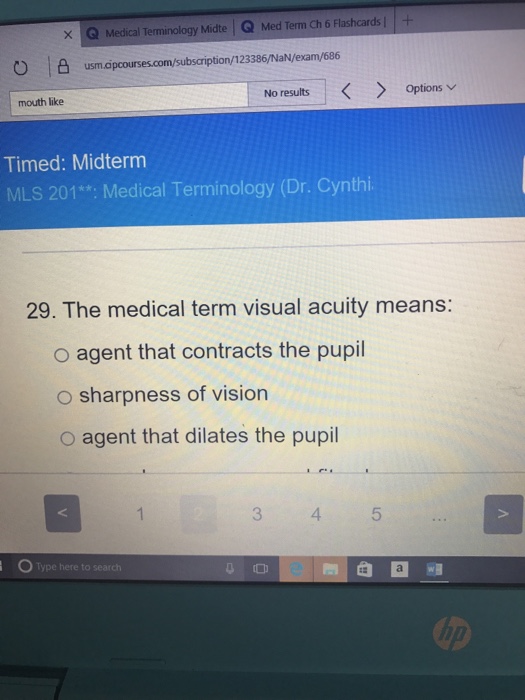 Solved Q Medical Terminology Midte Med Term Ch 6 Flashc