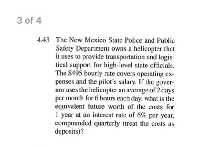 Solved The New Mexico State Police and Public Safety | Chegg.com