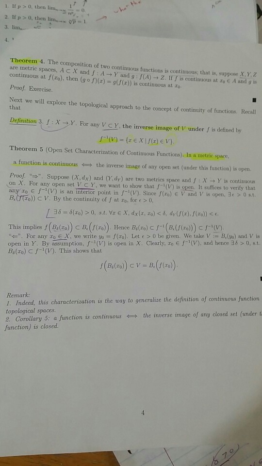 Solved Prove A Function Is Continuous If And Only If The Chegg Com