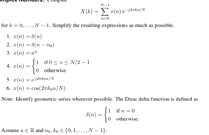 N 1 For K 0 N 1 Simplify The Resulting Chegg Com