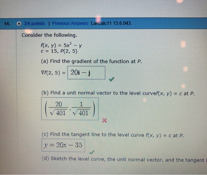 Solved 14 314 Points I Previous Answers Laicalc11 13 6 0 Chegg Com