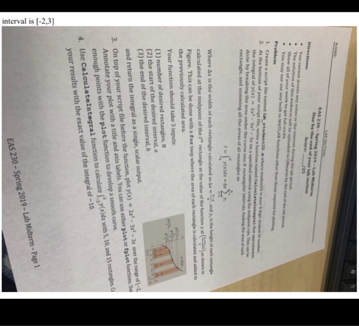 AS 230-Spring 2019-Lah Miderm Due tby the end of your lah section Directions . You cannot access any notes or the inter e The