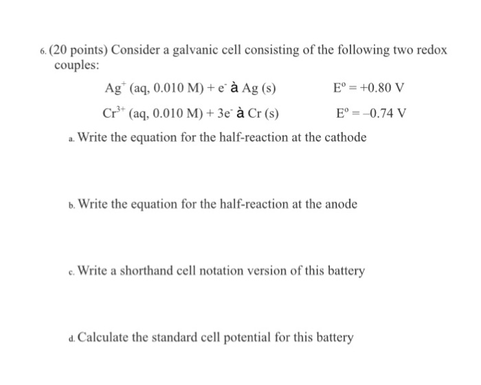 Solved Cpoinoier Cn He Onedon Couples Ag Aq 0 010 M E Chegg Com