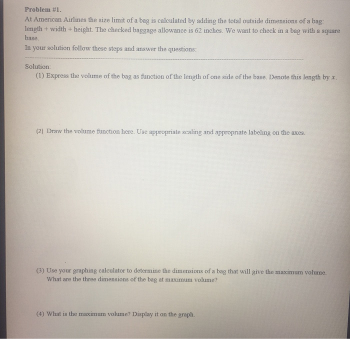 american airlines checked baggage size limits