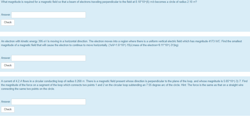 Solved What Magnitude Is Required For A Magnetic Field So Chegg Com