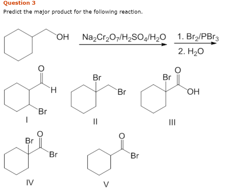 Solved Predict The Major Product For The Following Reaction Chegg Com