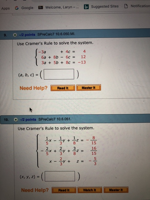 Solved Sites Notfications 94 Apps G Googlewelcome Laryn Chegg Com