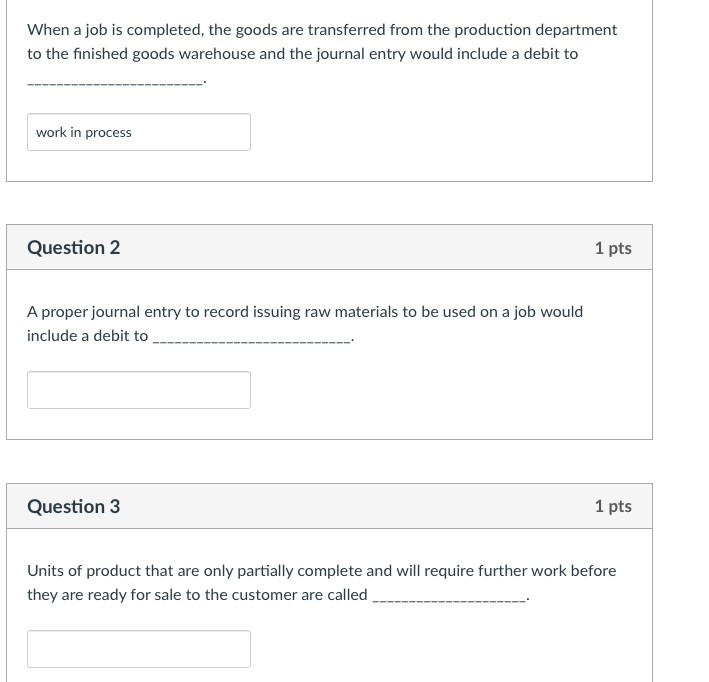 Solved When a job is completed, the goods are transferred | Chegg.com