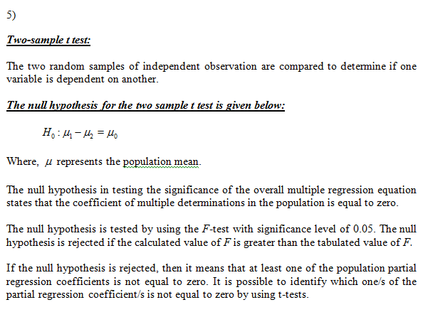 Question & Answer: Hypothesis Testing Hypothesis testing is a well-structured process that consists..... 3