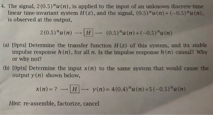 Solved 4 The Signal 2 0 5 Nu N Is Applied To The Inp Chegg Com