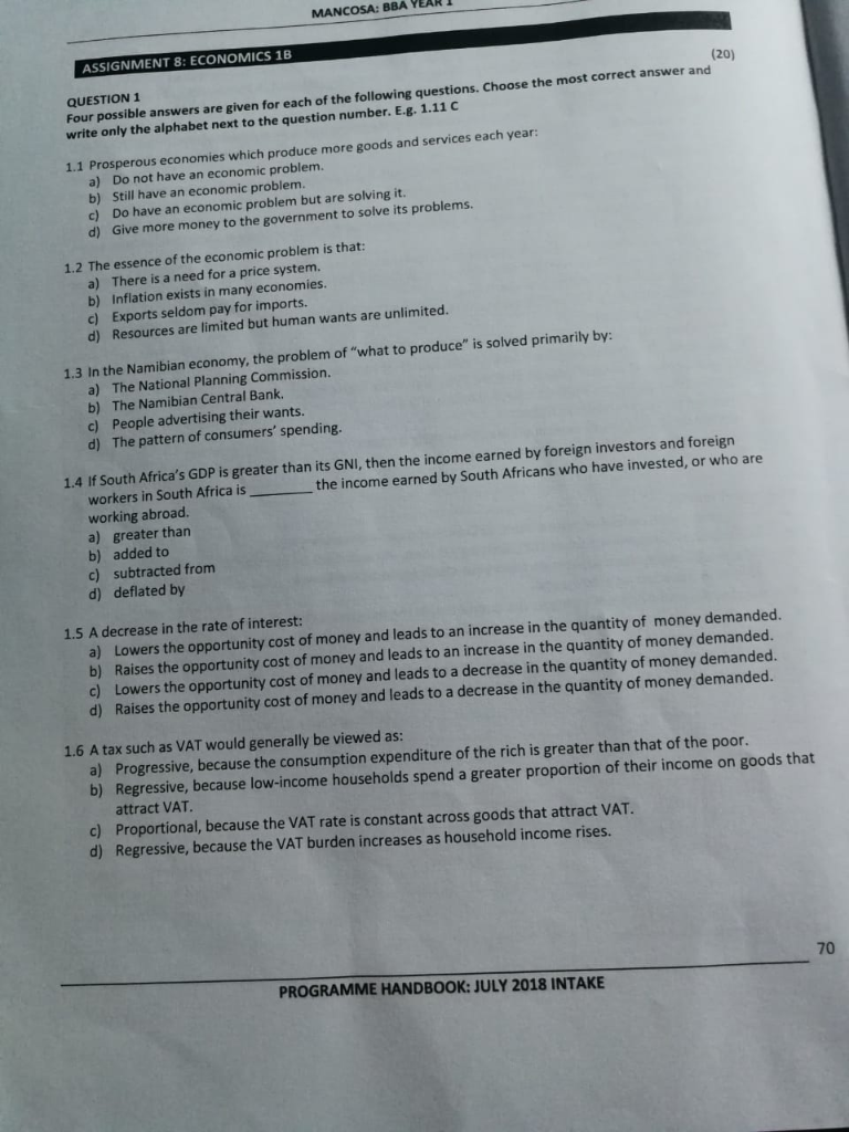 Bba assignments answers 07 picture