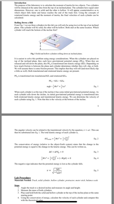 Solved The Purpose Of The Laboratory Is To Calculate The Chegg Com