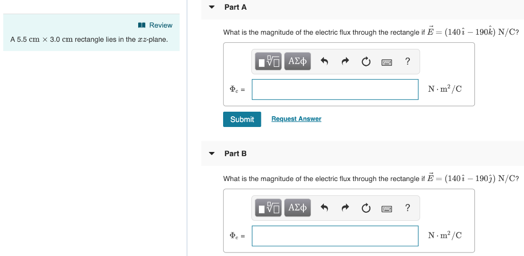 Solved PartA Review What Is The Magnitude Of The Electric