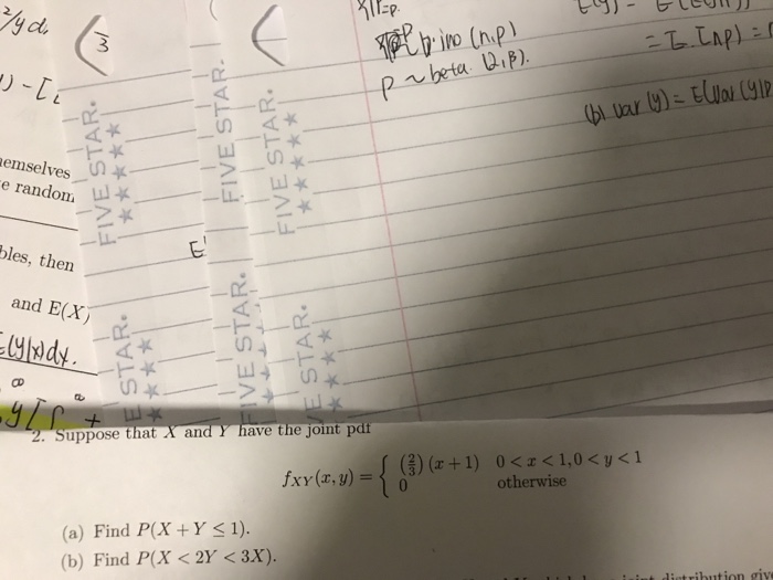 Solved 2 3 Selves In Em E Randon11 Bles Then And E X Chegg Com