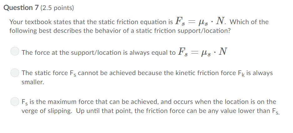 Why Isn T The Kinetic Friction Equation A Vector Equation What Is A Vector Equation Quora