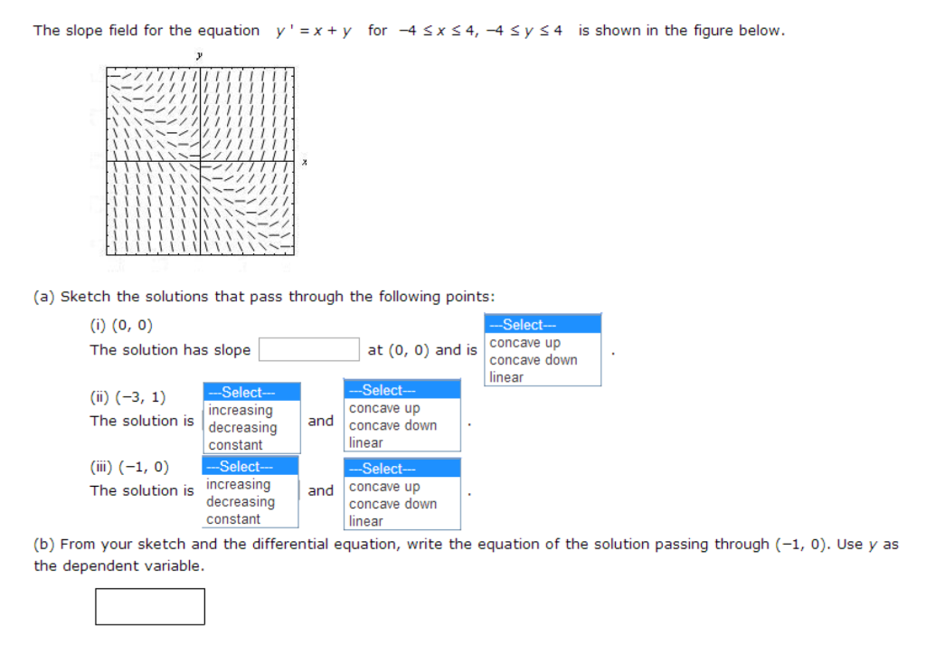 Slope field homework image