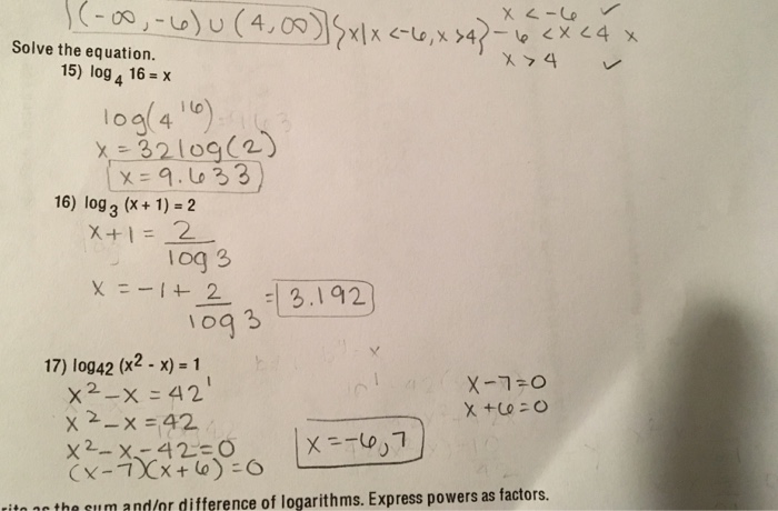 Решите уравнение log 3 4 4. Х2 log16 4-x = log2 x2-8x+16. Log1/2(3x-x^2)+корень 3^log51<0. 16log16 2 x+3log4 x-1 0. Log2 (15+x)= log2 (3x-1)+3.