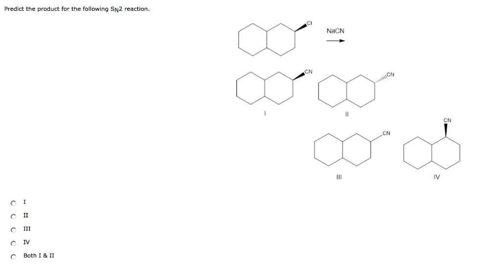 Predict The Product For The Following Sn2 Reaction Ci Chegg Predict The Product For The Following Sn2 Reaction Ci Chegg