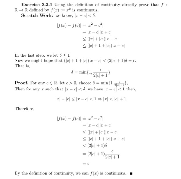 Solved Prove F X X 2 4 Is Continuous At X 0 Using The D Chegg Com