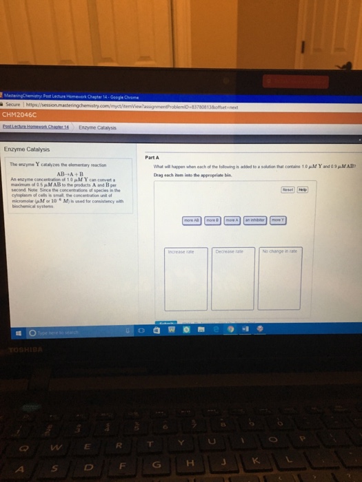 Solved Mastering Chemistry Post Lecture Homework Chapter