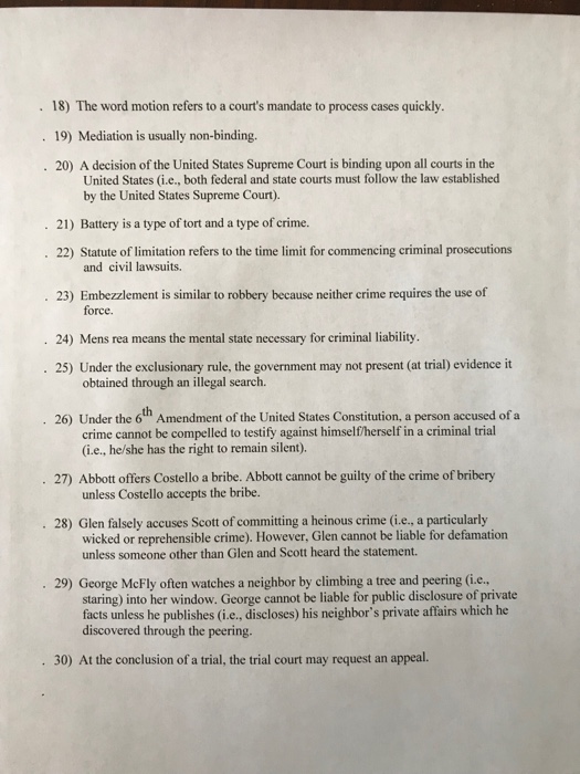 the supreme court is a trial court true or false