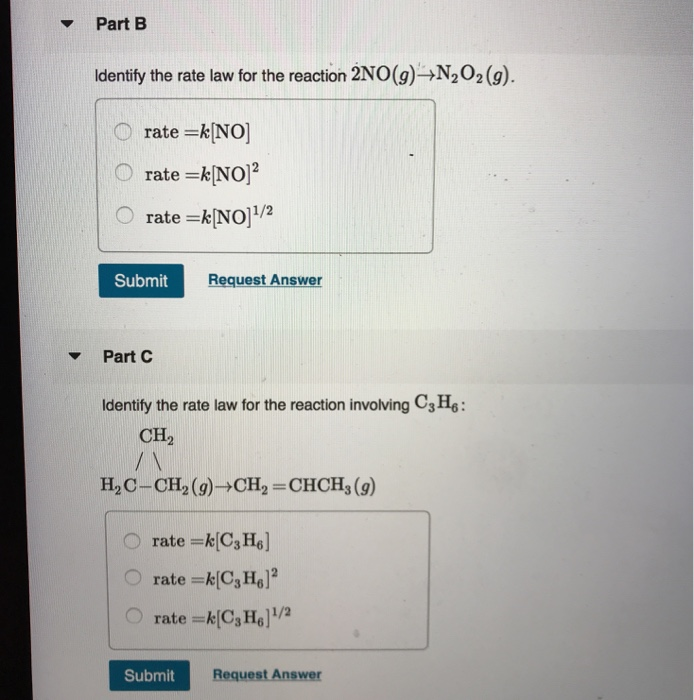 Solved What Is The Molecularity Of Each Of The Following