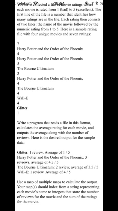 Solved PROBLEM 8: movie rating data The Internet Movie