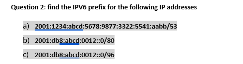 ipv6 ip addresses are delimited by what character below