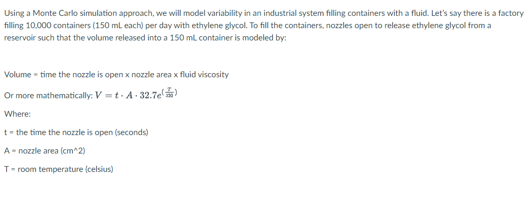 Solved Using a Monte Carlo simulation approach, we will | Chegg.com
