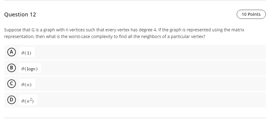 Solved Suppose that G is a graph with n vertices such that | Chegg.com