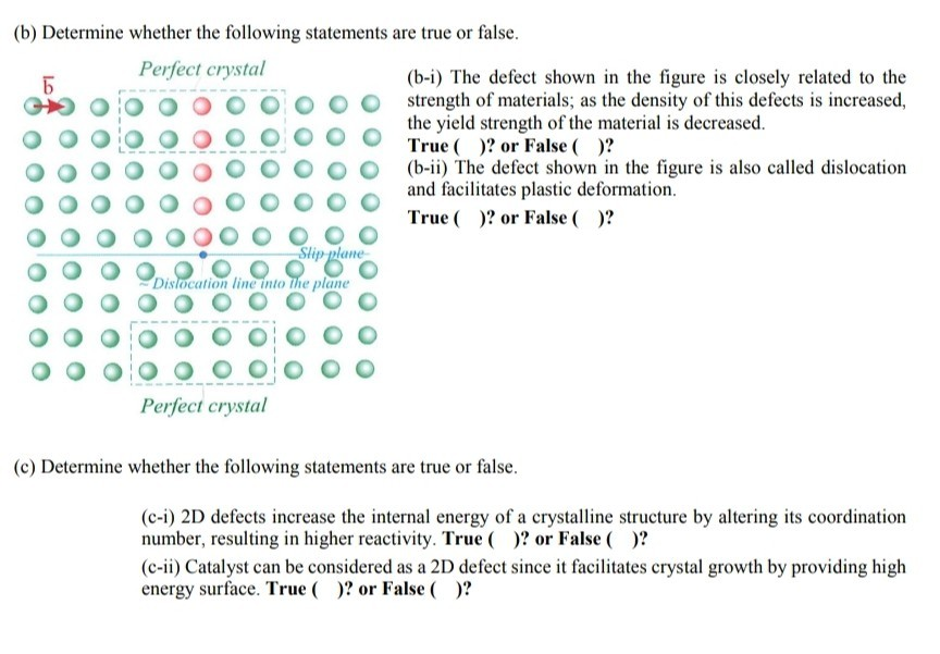 Solved (b) Determine whether the following statements are | Chegg.com