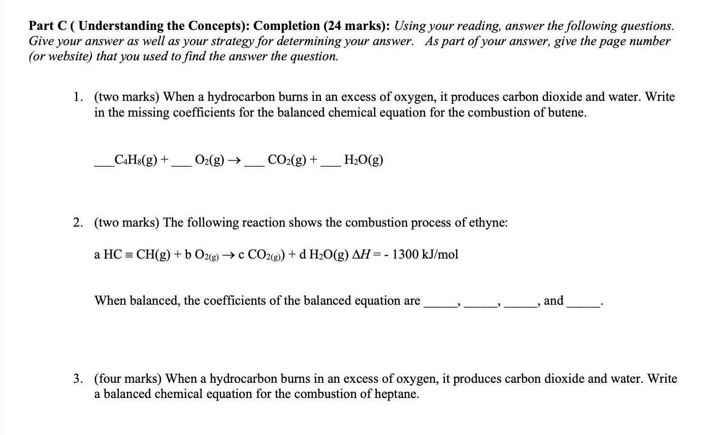 Solved art C ( Understanding the Concepts): Completion (24 | Chegg.com