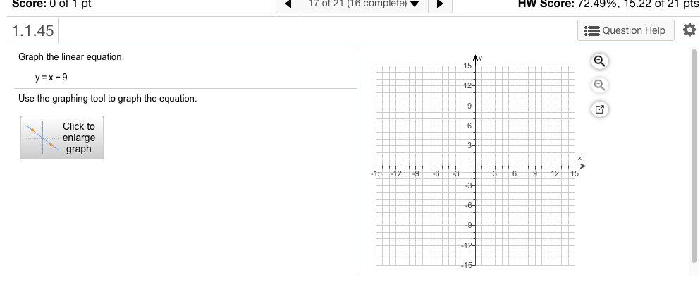 Solved Write an equation in standard form for the line | Chegg.com