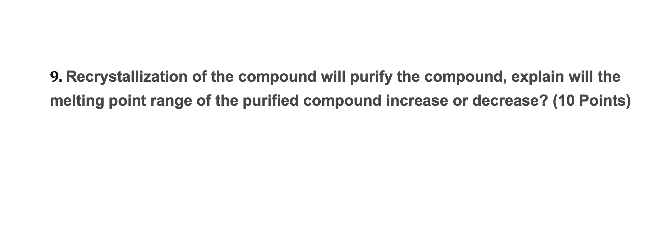 How Does Purity Affect Melting Point Range Of A Compound