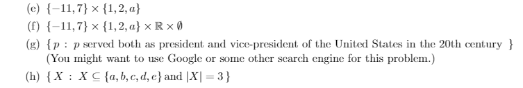 Solved Notation: 0 is the empty set, N is the set of natural | Chegg.com