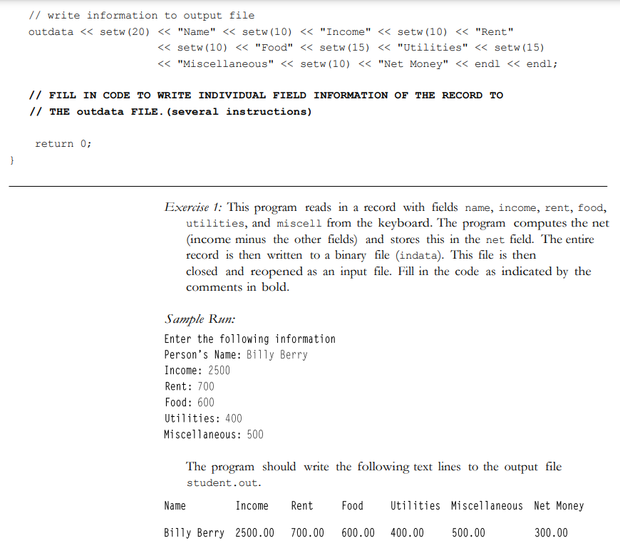Solved LESSON 12B LAB 12.3 Binary Files and the write | Chegg.com