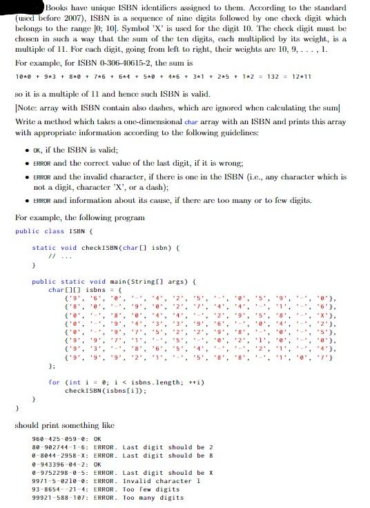 Solved Books have unique ISBN identifiers assigned to them. | Chegg.com