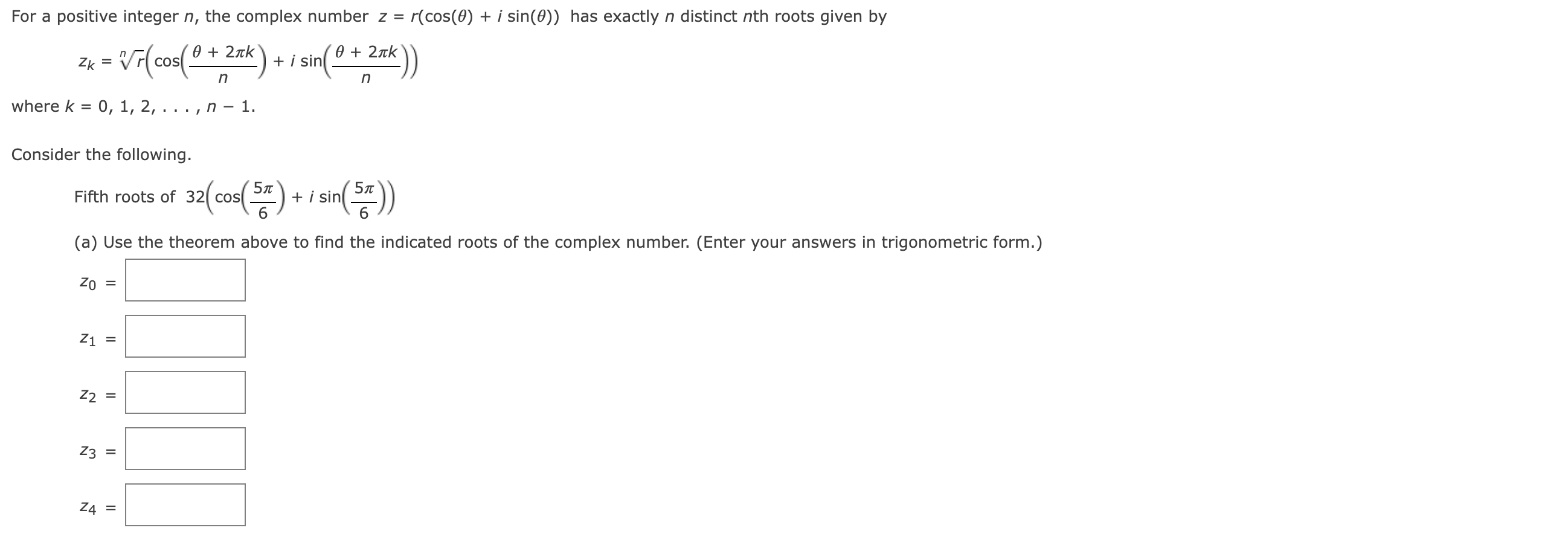 Solved For A Positive Integer N ﻿the Complex Number