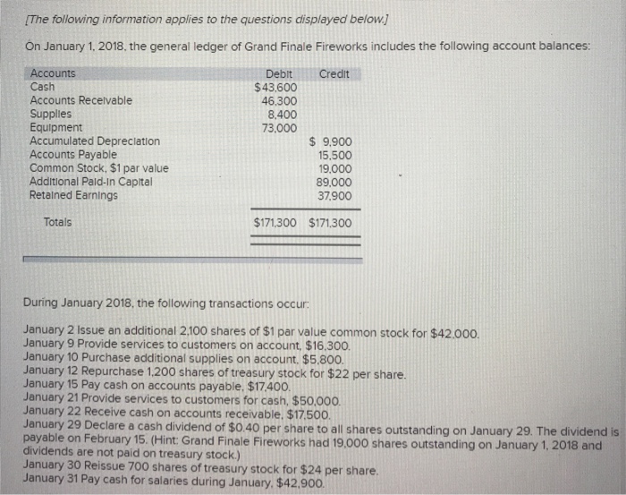 Solved IThe following information applies to the questions | Chegg.com