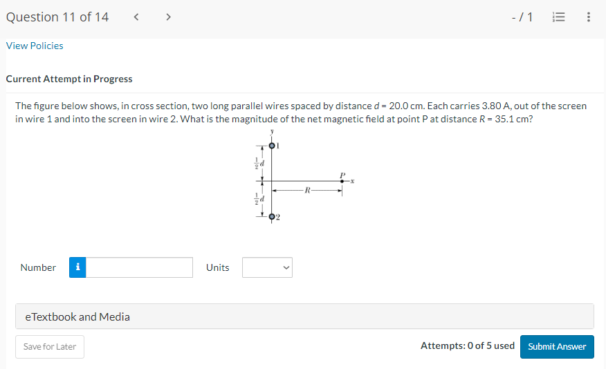 Solved The figure below shows, in cross section, two long | Chegg.com