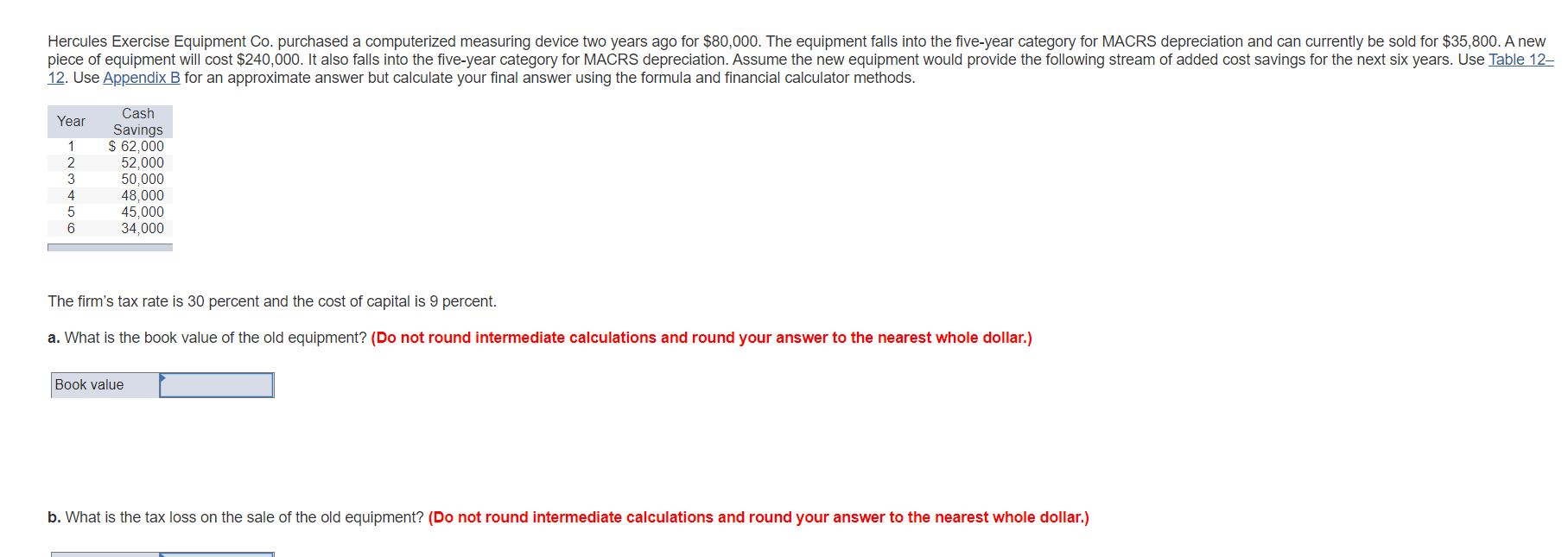 Solved Hercules Exercise Equipment Co. purchased a