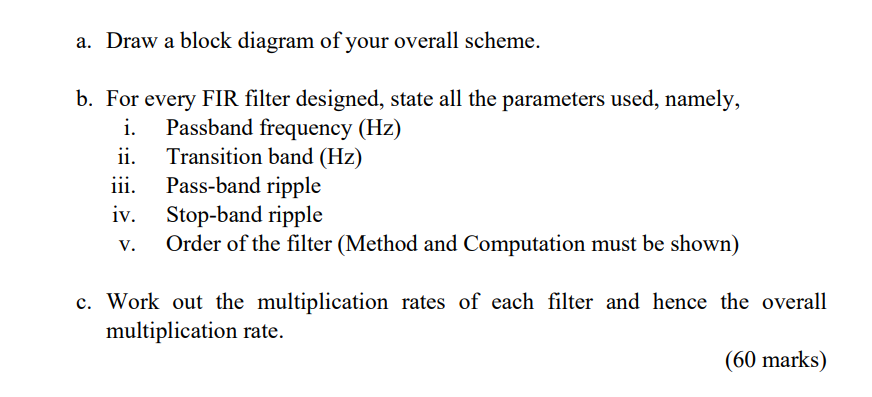 Solved Given A Signal X(t) Sampled At 21khz, You Are 