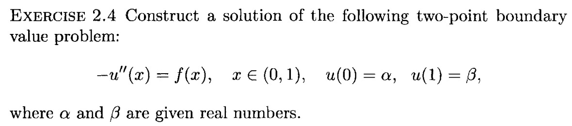 Solved EXERCISE 2.4 Construct A Solution Of The Following | Chegg.com